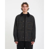 VOLCOM JACKET WORK DIALED BLACK STRIPE
