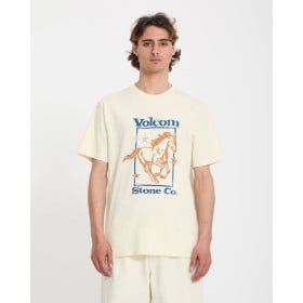 VOLCOM GIDDYUP TEE DIRTY WHITE