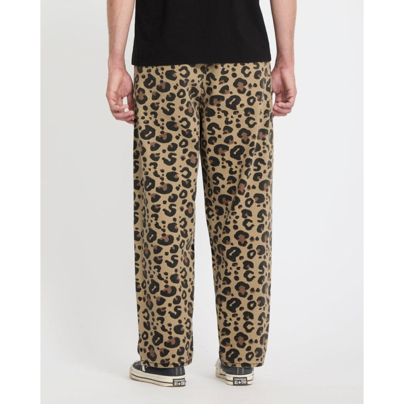 Jean Volcom Freazy Loose Denim Cheetah