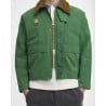 Barbour OS Spey Casual Jacket Racing Green – Veste oversize iconique