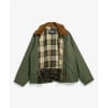 Barbour OS Transport Wax Jacket Light Moss – Veste oversize cirée