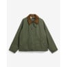 Barbour OS Transport Wax Jacket Light Moss – Veste oversize cirée