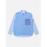 Universal Works Fil a Fil Shirt Sky Blue