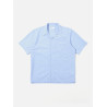 Universal Works Camp Shirt Fil a Fil Sky