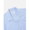 Universal Works Camp Shirt Fil a Fil Sky