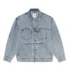 POLAR SKATE.CO PATRICK DENIM JACKET HEAVY WASHED BLUE