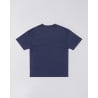 EDWIN Sun T-shirt Maritime Blue – T-shirt blanc imprimé inspiré du soleil japonais