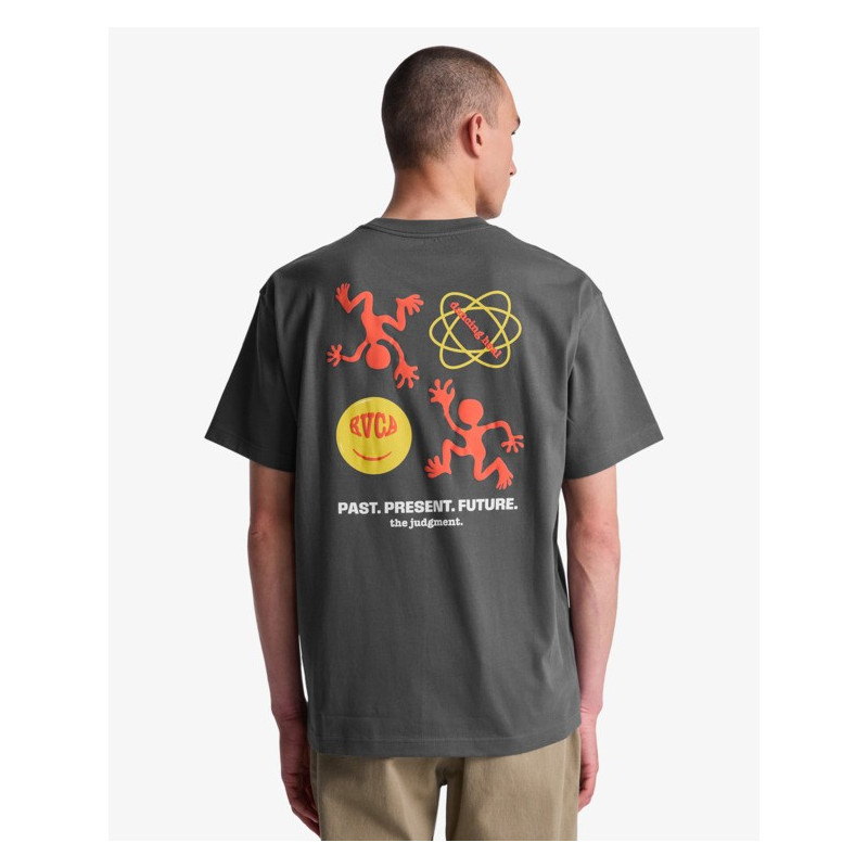 Rvca The Judgement T-shirt Pirate Black - Unisexe