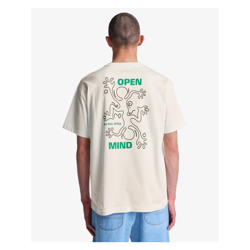 Rvca The Fool T-shirt Blanc - Unisexe