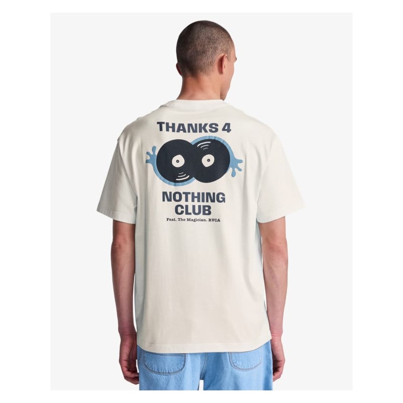 Rvca The Magician T-shirt Blanc - Unisexe