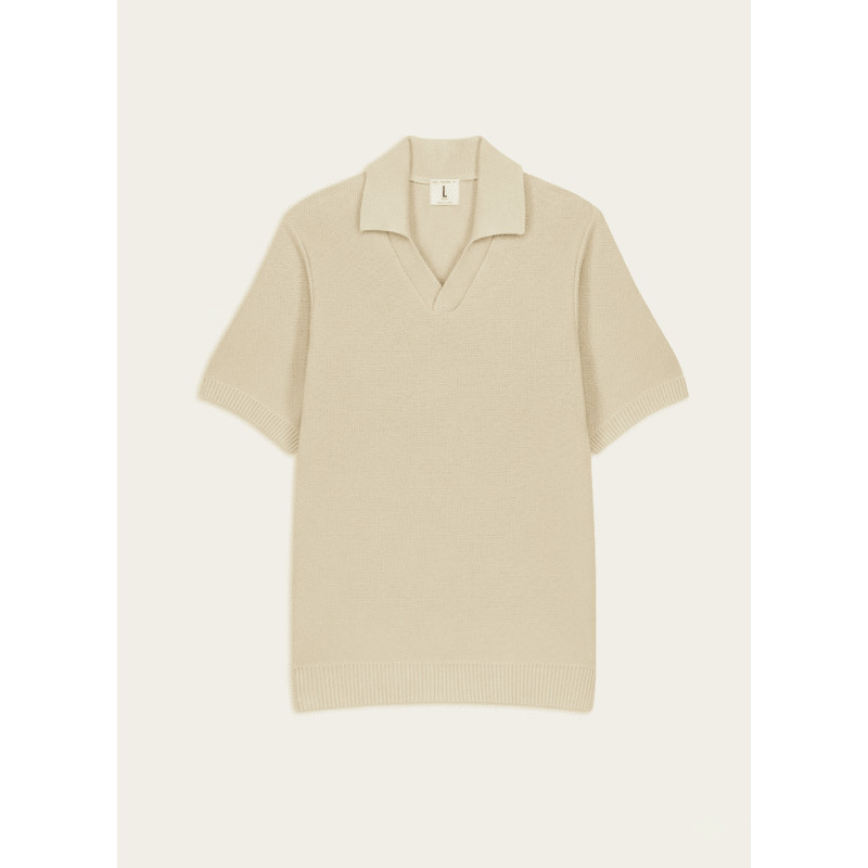 Polo Agop Naturel Nitto Knitwear | Polo Homme Maille