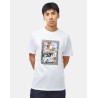 Santa Cruz Ad Collage Front Tee White – T-shirt Skate Homme