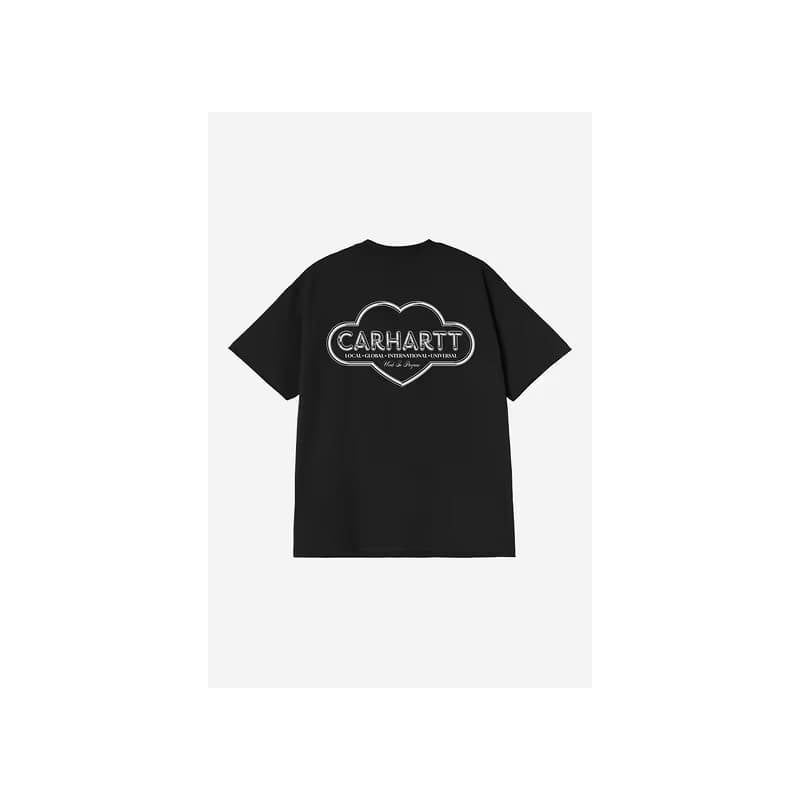 Carhartt WIP Cloud Heart T-Shirt Black | Streetwear Homme