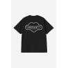 Carhartt WIP Cloud Heart T-Shirt Black | Streetwear Homme