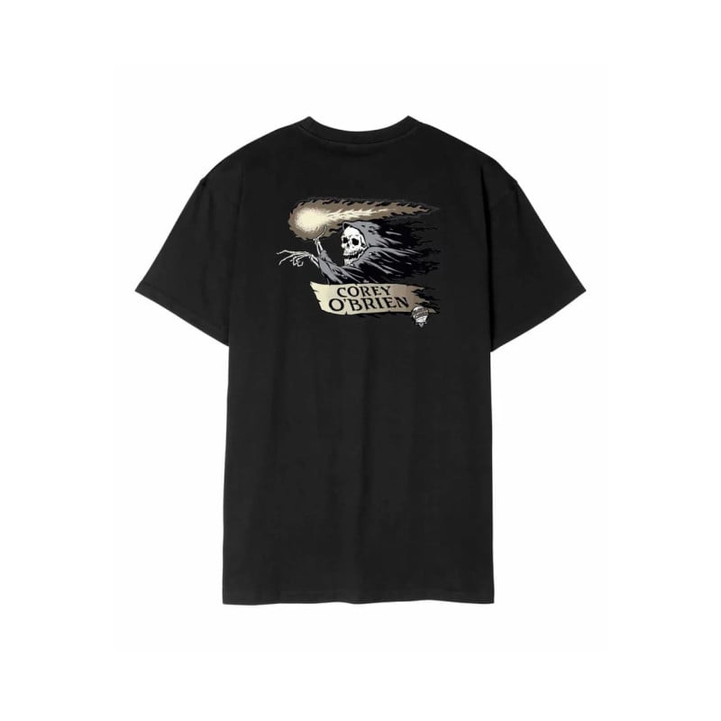 T-shirt Santa Cruz O’Brien Reaper Black – Tee Shirt Skate Homme
