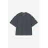 Carhartt WIP S/S Benton Tee Carbon Garment Dyed – T-shirt coton teint en pièce
