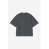 Carhartt WIP S/S Benton Tee Carbon Garment Dyed – T-shirt coton teint en pièce