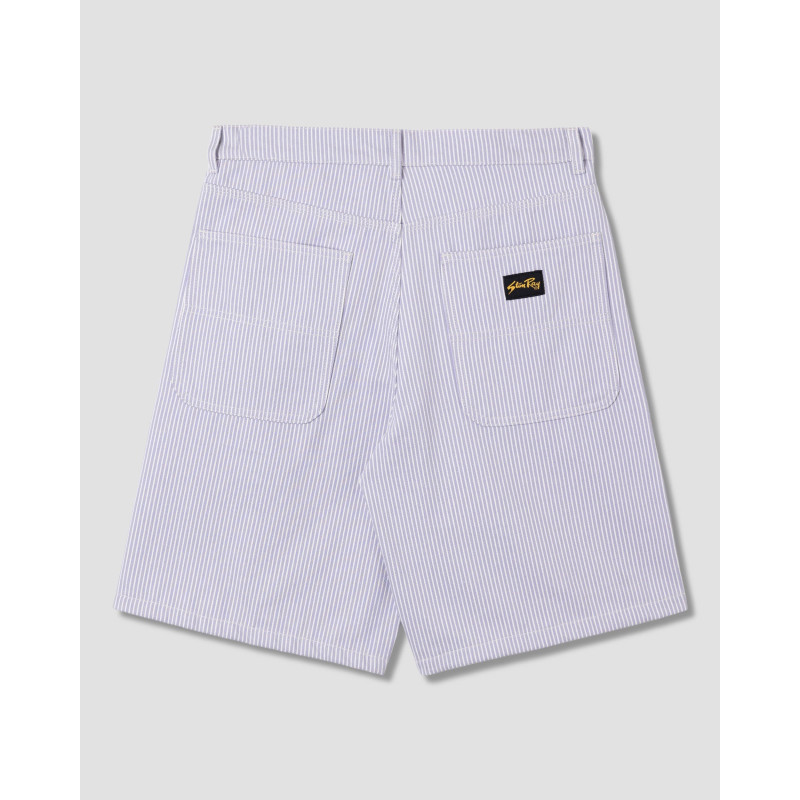 Stan Ray Wide 5 Short Cosmic Hickory – Short Workwear Hickory Stripe Homme