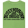 T-shirt Deus Ex Machina Los Angeles Address Parrot Green – Tee graphique homme