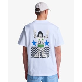 RVCA TEE SS AF BONHOMME WHT