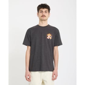 VOLCOM MEOWDY TEE HEATHER...