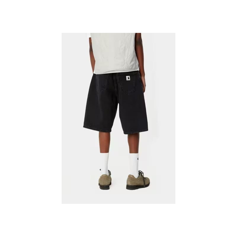 Carhartt WIP W’ Brandon Short Black Stone Washed – Short Denim Femme