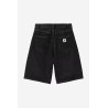 Carhartt WIP W’ Brandon Short Black Stone Washed – Short Denim Femme