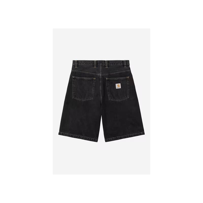 Carhartt WIP Brandon Short Black Stone Washed – Short Denim Loose