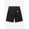 Carhartt WIP Brandon Short Black Stone Washed – Short Denim Loose