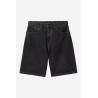 Carhartt WIP Brandon Short Black Stone Washed – Short Denim Loose