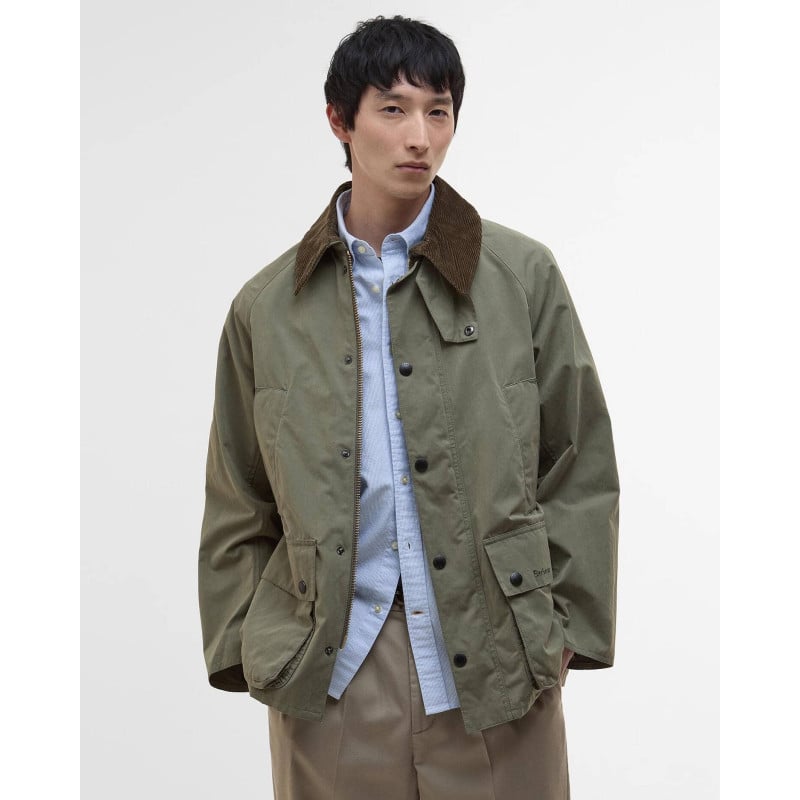 Barbour OS Peached Bedale Casual Fern – Veste Femme