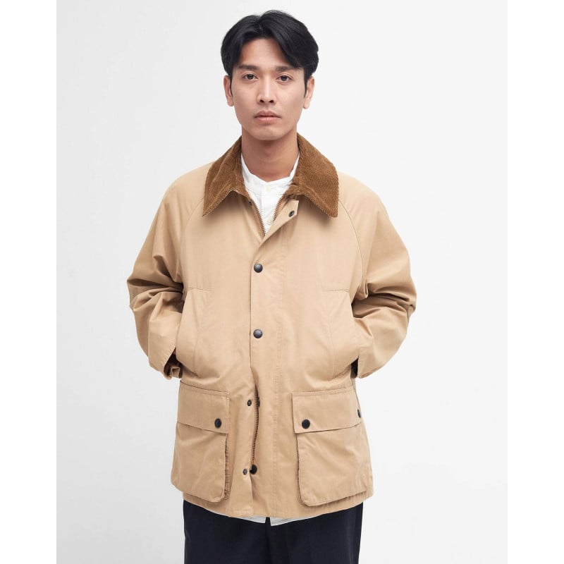 Barbour OS Peached Bedale Casual Jacket Stone