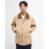 Barbour OS Peached Bedale Casual Jacket Stone