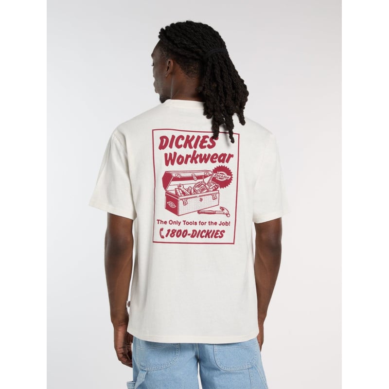 Dickies Dry Ridge Tee Egret | T-shirt Workwear