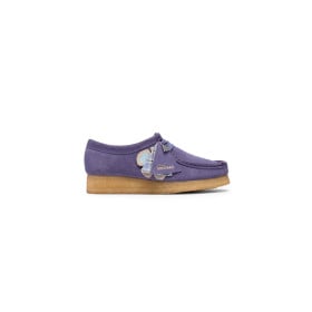 CLARKS WALLABEE PURPLE...