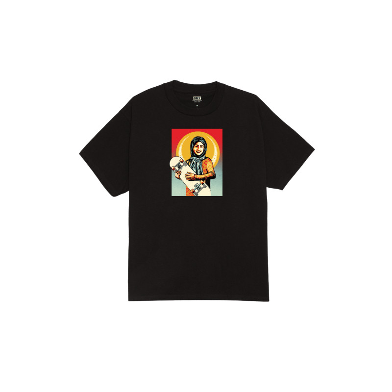 Obey Skateistan Tee Black – T-shirt streetwear noir homme | Obey