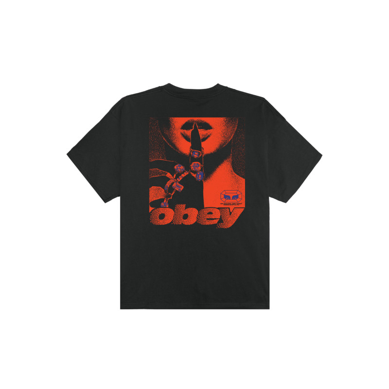 Obey Exports Tee Vintage Black – T-shirt noir streetwear homme