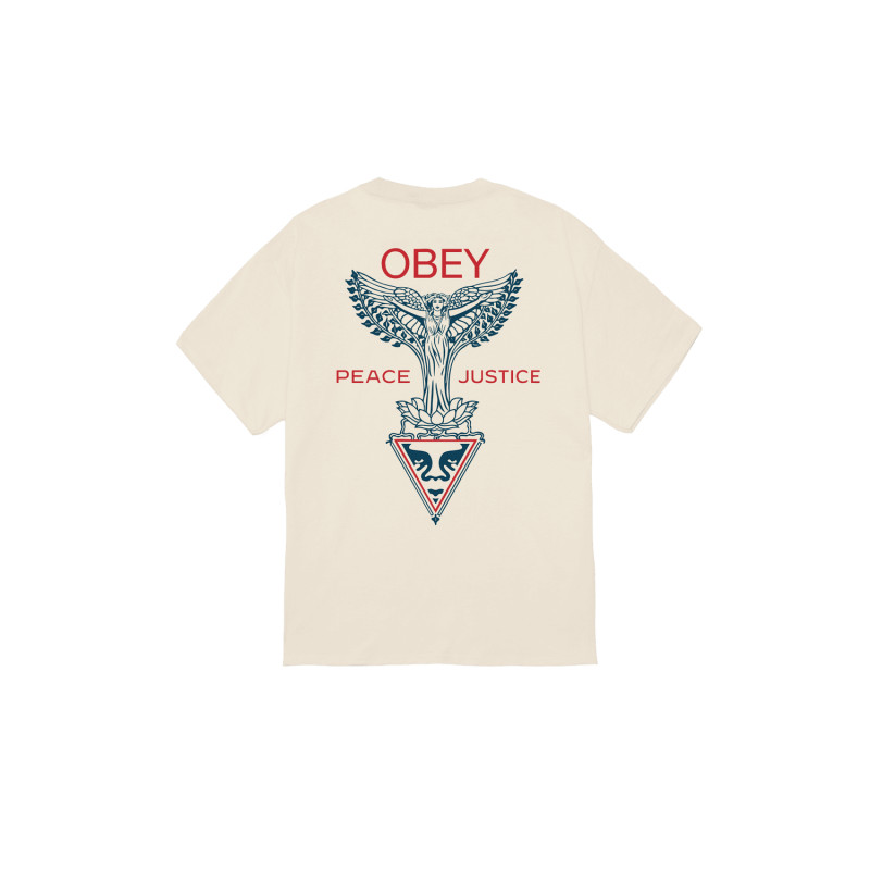 Obey Nouveau Angel Tee Cream – T-shirt écru streetwear graphique