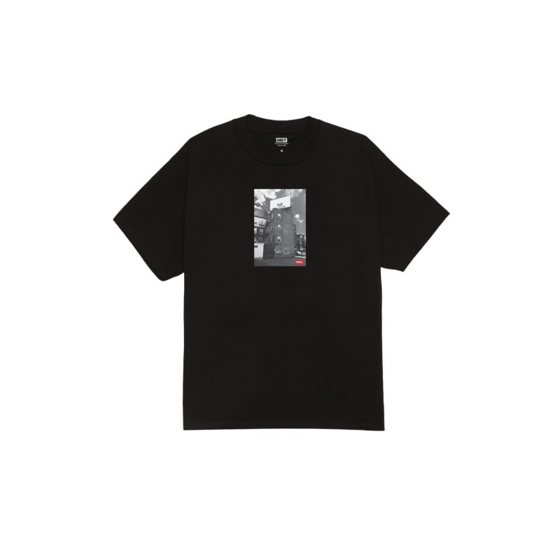 Obey Boston Billboard Tee Black – T-shirt noir streetwear urbain