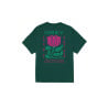 Obey In Bloom Tee Rainforest – T-shirt vert streetwear floral