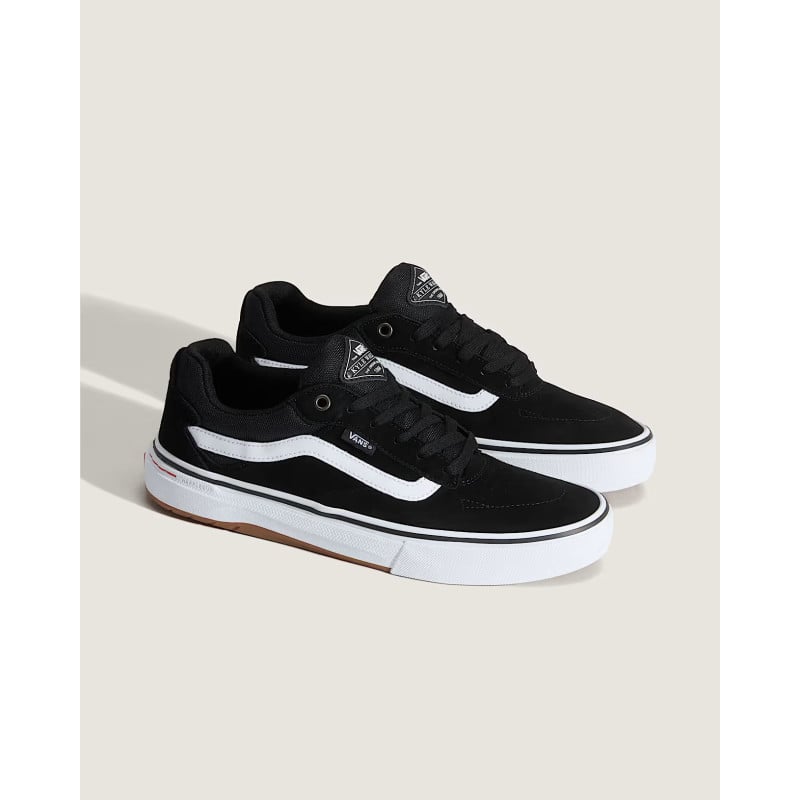 VANS SKATE KYLE WALKER WAFFLECUP BLACK WHITE