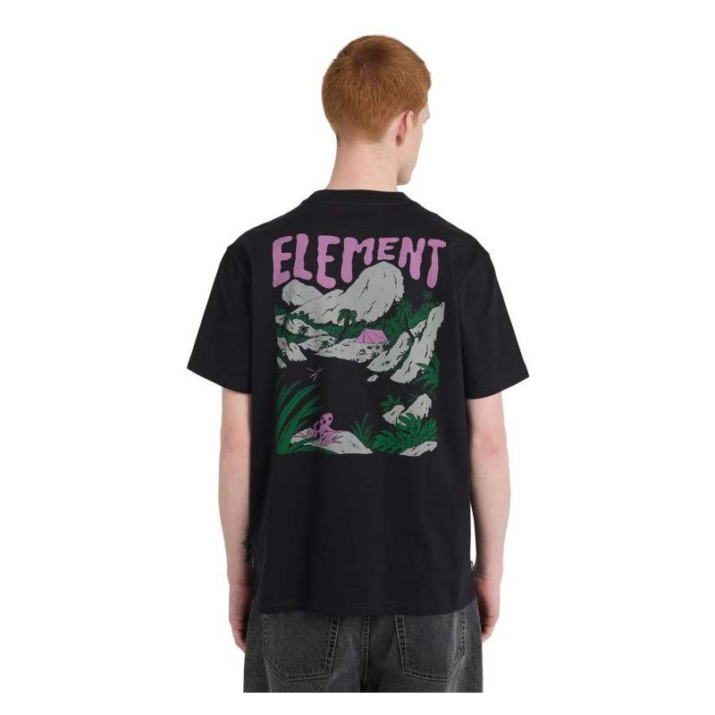 ELEMENT TEE SS LAKESIDE OFF BLACK KTA0