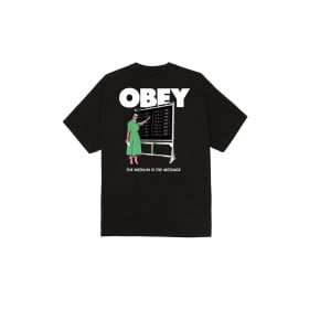 OBEY I WILL OBEY TEE BLACK