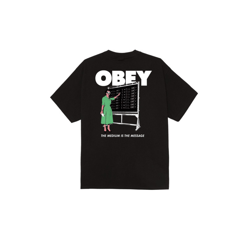 T-shirt OBEY I Will Obey Noir – Tee Streetwear Graphique Homme