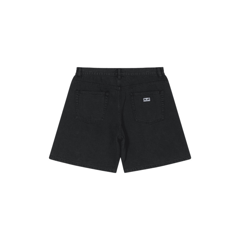 Short OBEY Emerson Denim Washed black – Streetwear Homme