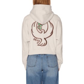 OBEY W' DOVE CROPPED HOOD...