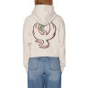 Sweat Cropped OBEY Dove Hood Birch – Hoodie Streetwear Femme