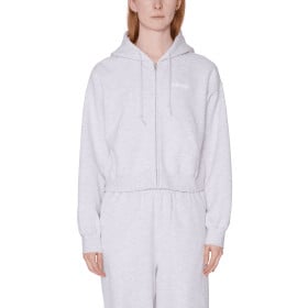 OBEY W' LEAGUE CROPPED ZIP...