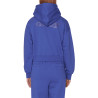 Sweat Zippé Cropped OBEY League Blue – Hoodie Streetwear Femme