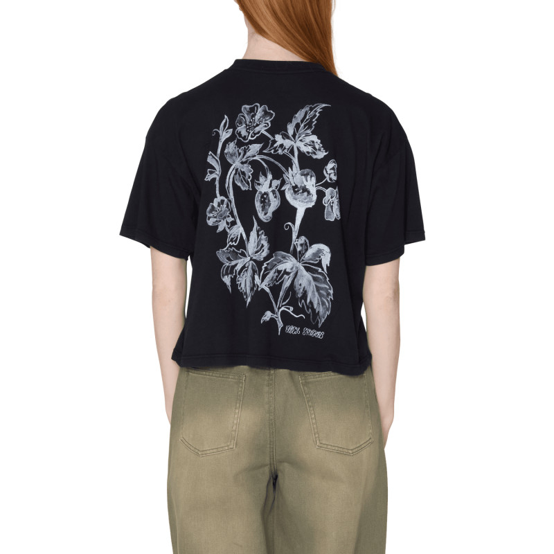 T-shirt OBEY W’ Strawberry Patch Tee Digital Black – Streetwear Femme